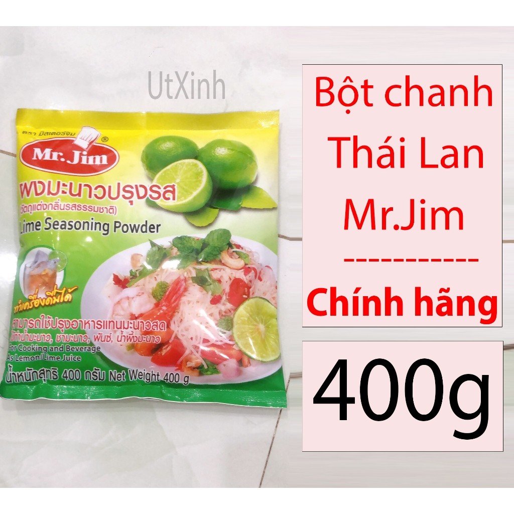 BỘT CHANH THÁI LAN MR.JIM 400G - THAILAND MR.JIM LIME POWDER