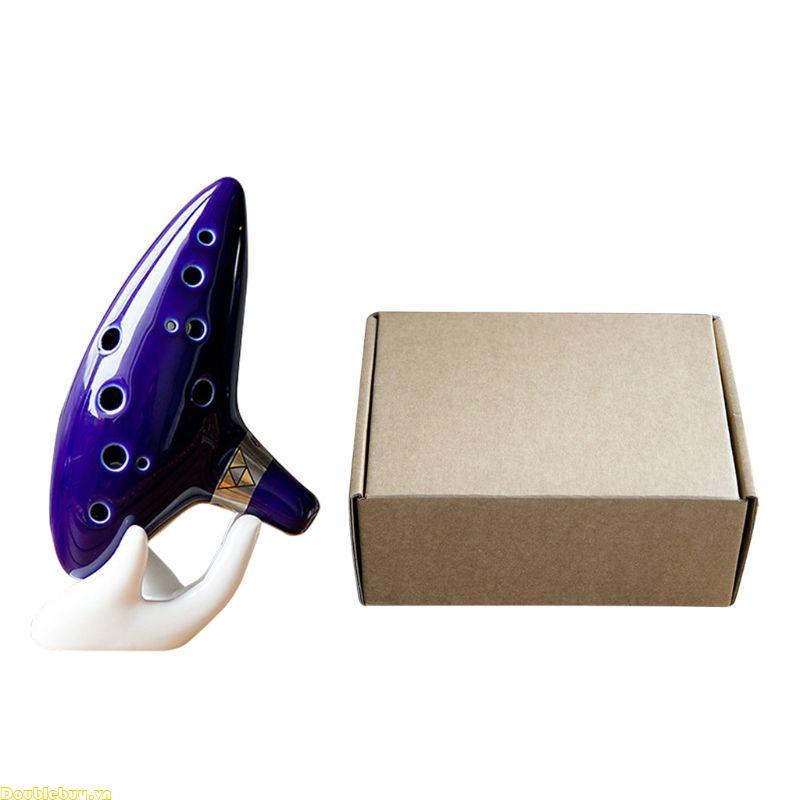 Doublebuy Gốm Alto C Truyền Thuyết Ocarina 12 Lỗ Ocarina Sáo Nhạc Cụ Acces