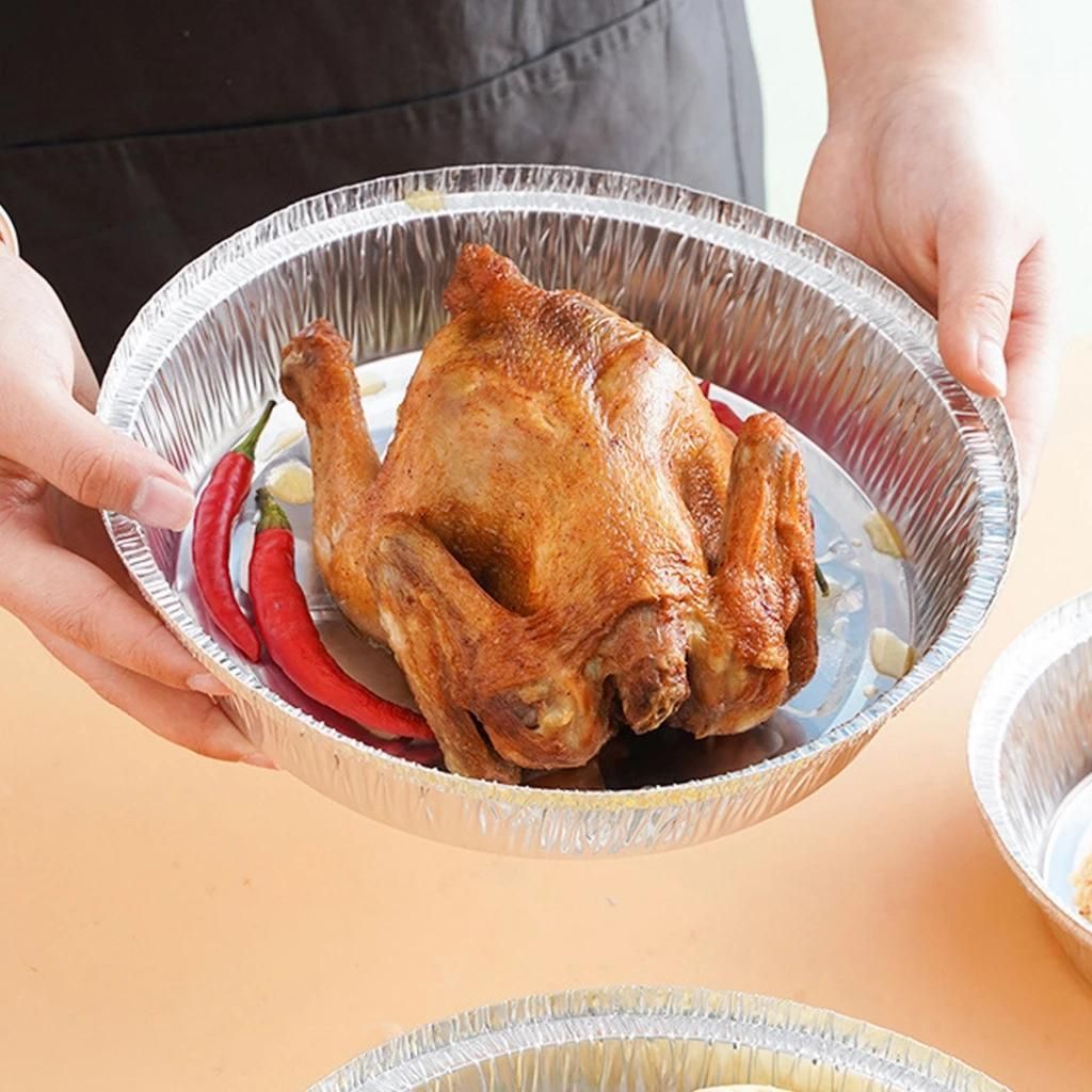 Khay Giấy Bạc 22cm Lót Nồi Chiên Không Dầu, Lò Nướng - Khuôn Đĩa Nhôm Đựng Thức Ăn, Thược Phẩm Nướng | BigBuy360 - bigbuy360.vn