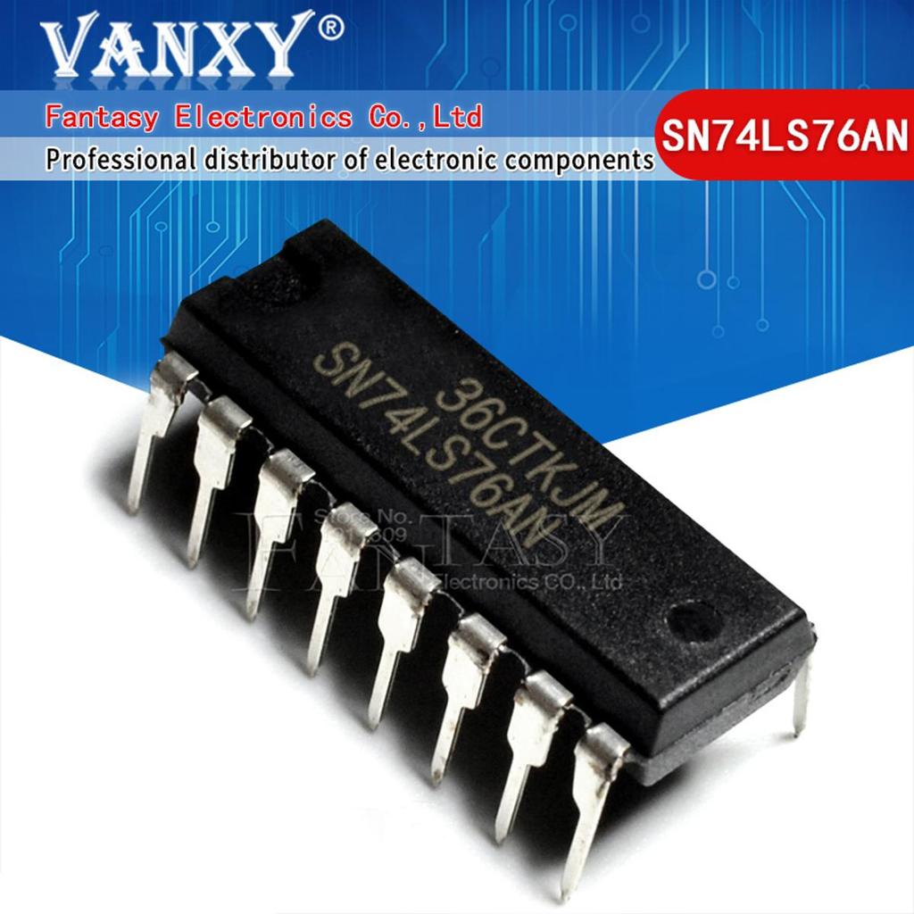 5 CÁI SN74LS76N DIP16 74LS76 DIP HD74LS76AP DIP-16 HD74LS76P SN74LS76AN mới nguyên bản