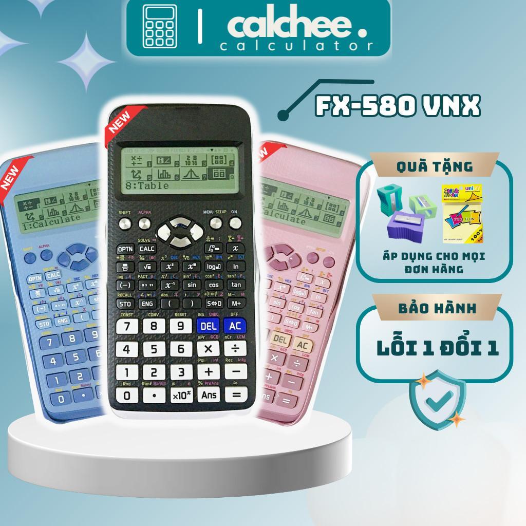Máy Tính Casio FX-580 VNX | Máy Tính Khoa Học 580VNX 3 Màu Giá Rẻ Cho Học Sinh