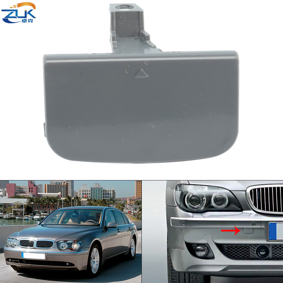 ZUK Cản Trước Kéo Móc Bao Nắp Viền Trang Trí Vỏ Không Sơn OEM:51117135569 Dành Cho Xe BMW E65 E66 73
