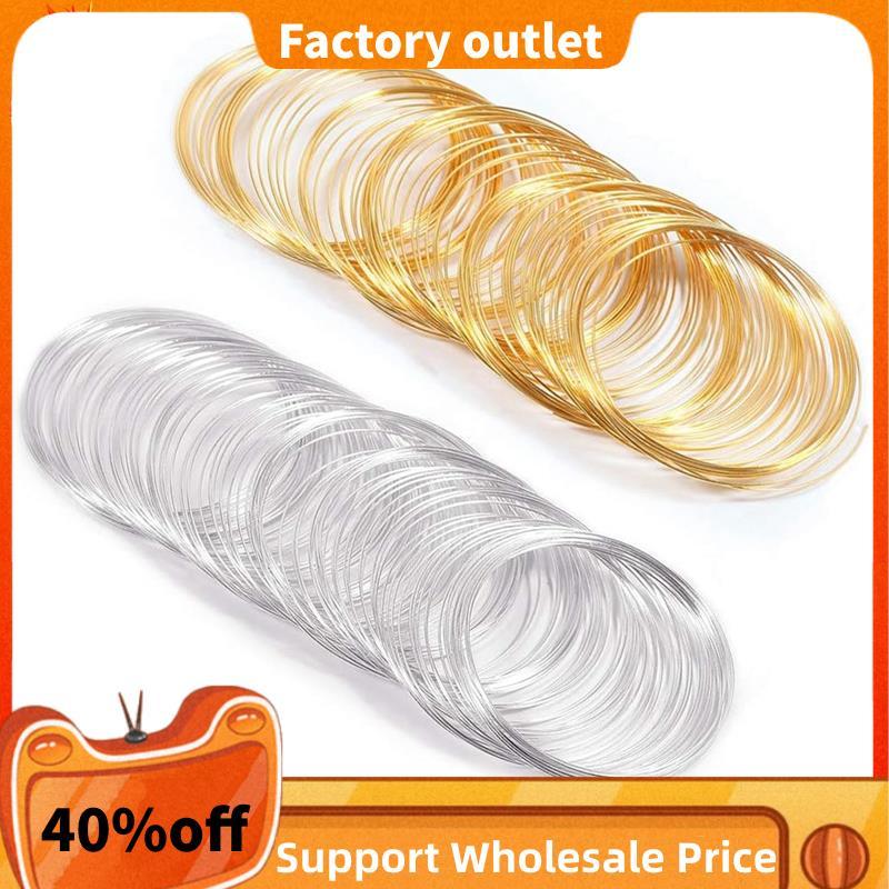 Dây Nhớ Vàng Màu Bạc Đính Hạt cho Trang Sức DIY