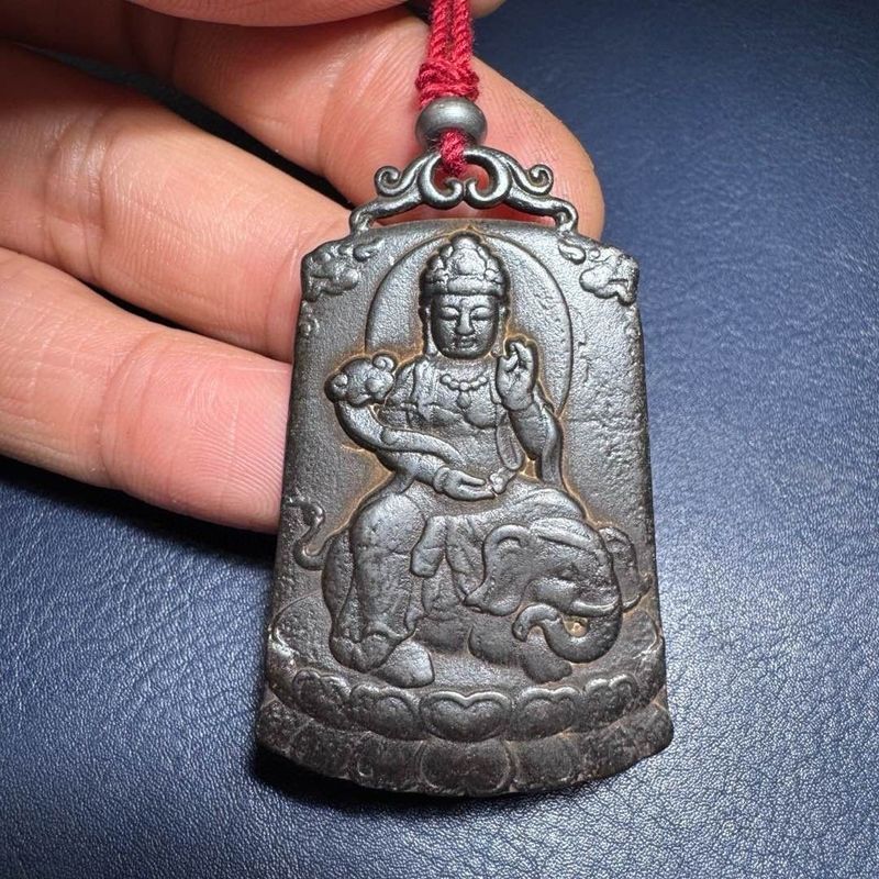Phong Cách Tây Tạng Sky Iron Samantabham Mặt Dây Chuyền, Kích Thước Như Hình Ảnh Sky Iron Phụ Kiện S