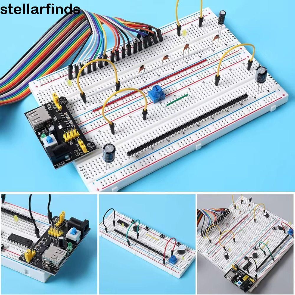 QWDLID Protoboard, Jumper Wires Mini Size Solderless Breadboard, Bảng thử nghiệm Điện tử Tạo mẫu Thi