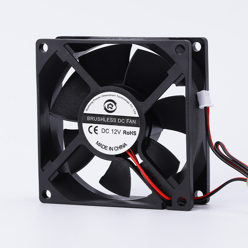 Quạt làm mát tốc độ cao 8025 DC 5v-48v Đèn máy ảnh tùy chọn Vỏ máy tính Biến tần Vòng bi thủy lực BQ