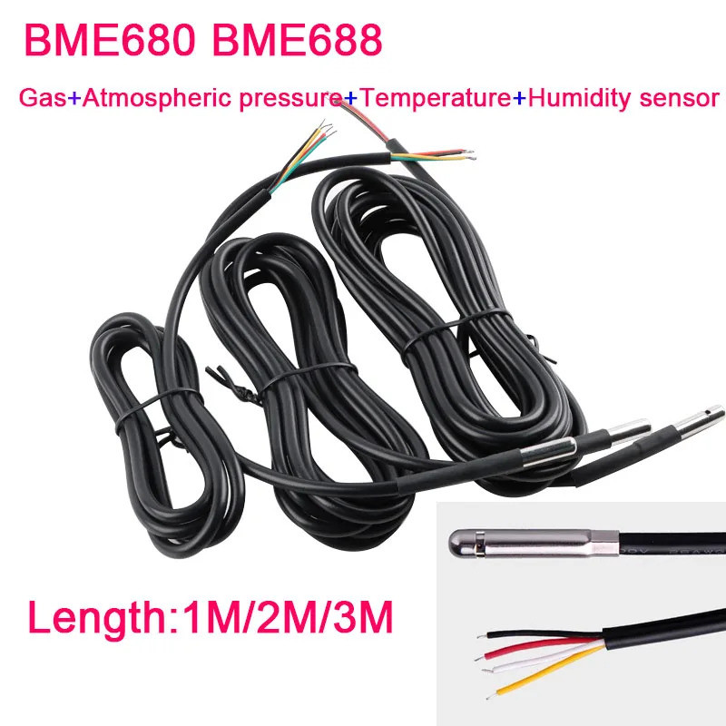 BME680 BME688 Cảm biến áp suất khí quyển chất lượng không khí công suất thấp Nhiệt độ và độ ẩm Đầu d