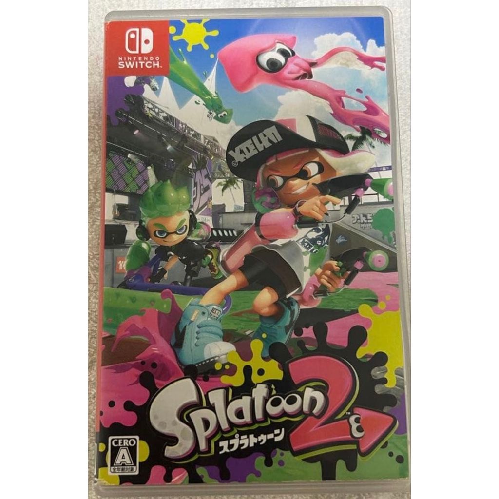 Splatoon 2 Nintendo Switch Japanese Version Shooter Action Multiplayer Ink Battle Game Tested Workin