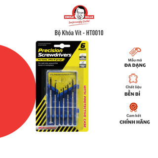 Bộ khóa vít chính xác 6 cái uncle bills ht0010