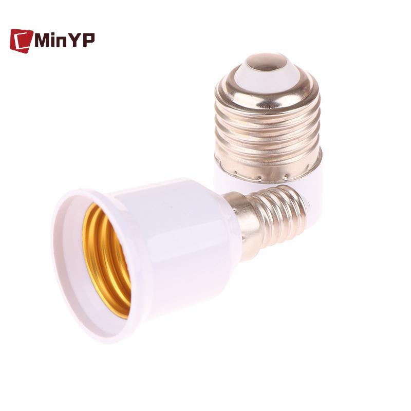 CMinYP 1 Bộ Chuyển Đổi Bóng Đèn LED E14 Sang E27 / E27 Sang E14 Đế Bóng Đèn E14 Nữ E27 Nam Adapter C