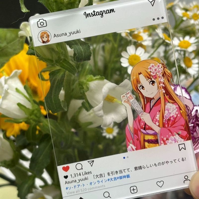 Sword Art Online / Yuuki / Sword Art Online Hàng hóa Asuna Toru Card Ảnh Punch Card Đạo cụ / kooh