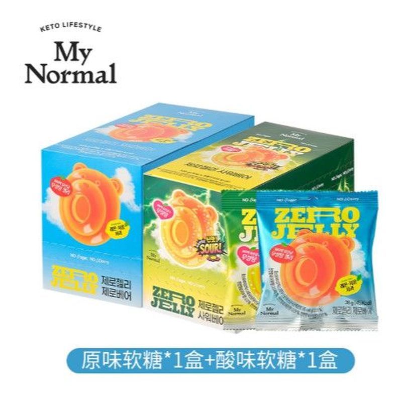 Hàn Quốc My NormalQ Elastic Sour Flavor Gummy 0 Candy 0 Fat Bear Probiotic Gummy Flavor Low Calorie 