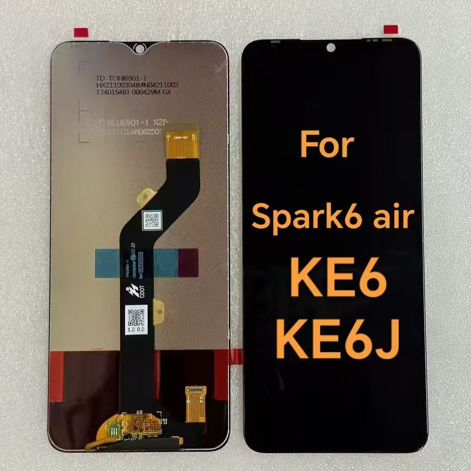 Màn Hình Thích Hợp Cho TECNO SPARK 6 AIR KE6 KE6J Màn Hình LCD Tích Hợp Màn Hình Cảm Ứng Lắp Ráp
