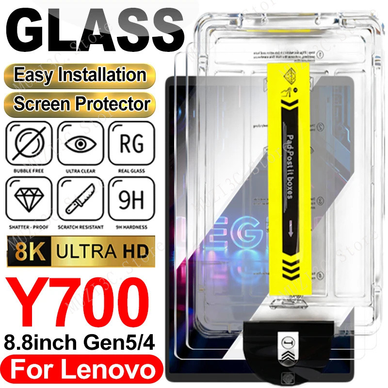 Miếng Dán Bảo Vệ Màn Hình Dễ Dàng Lắp Đặt Cho Legion Y700 Gen5 Gen4 3 2 Kính Cường Lực Cho Lenovo Le
