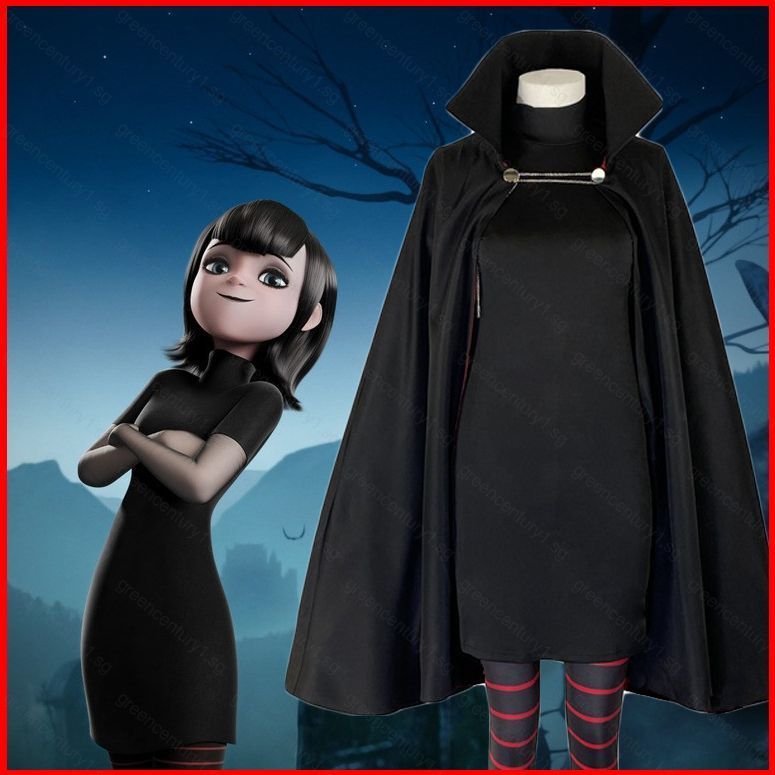 GC1 Hotel Transylvania - Mavis Cosplay Áo Khoác Trang Phục Anime Ma Cà Rồng Áo Thun Quần Áo Đồng Phụ