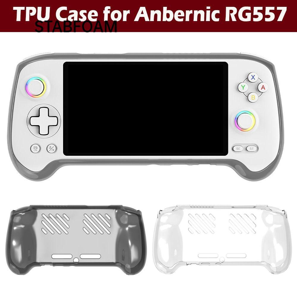 Máy chơi Game cầm tay STABFOAM, Vỏ bảo vệ trong suốt TPU, Vỏ mềm chống sốc chuyên nghiệp chống trầy 