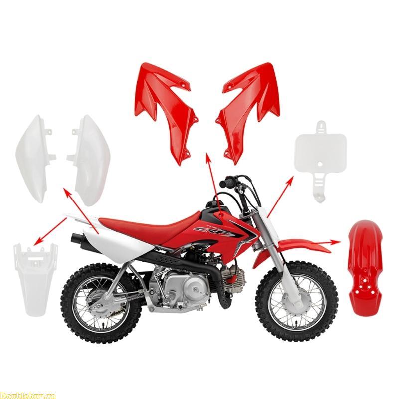 Doublebuy Dirt Bike Motorcycles Fairing Set Body Fender Cho CRF50 XR50 2021 Năm