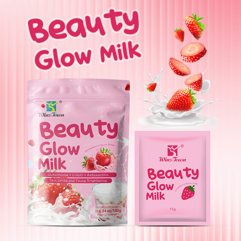 【 ❈ ❈ 】 Beauty Glow Mikro 🍎 ❈ ❈ ❈ ❈ ❈ Trà sữa hoa dâu tâyWJG