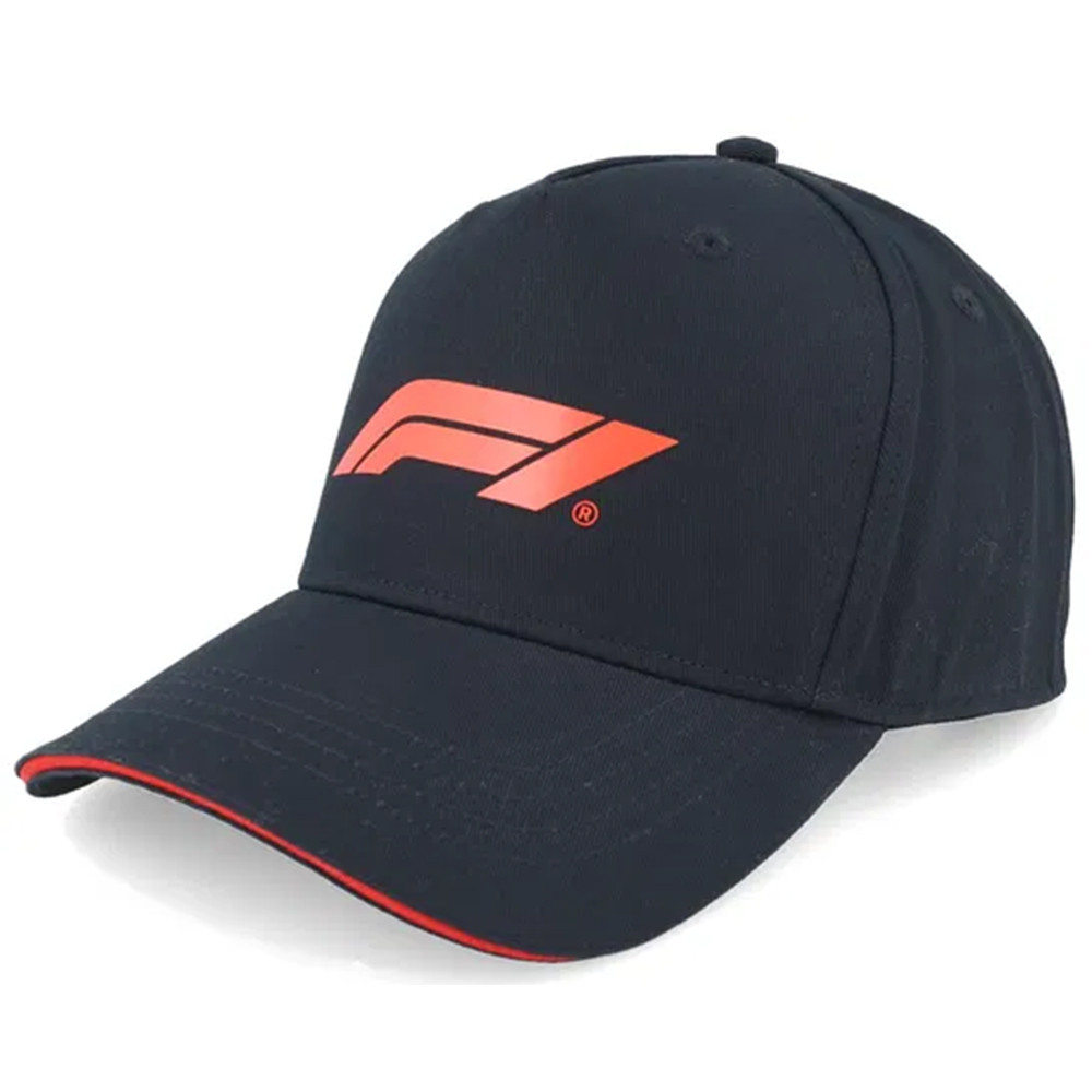 Logo F1 25 Logo nhỏ Mũ lưỡi trai chữ A màu đen có thể điều chỉnh