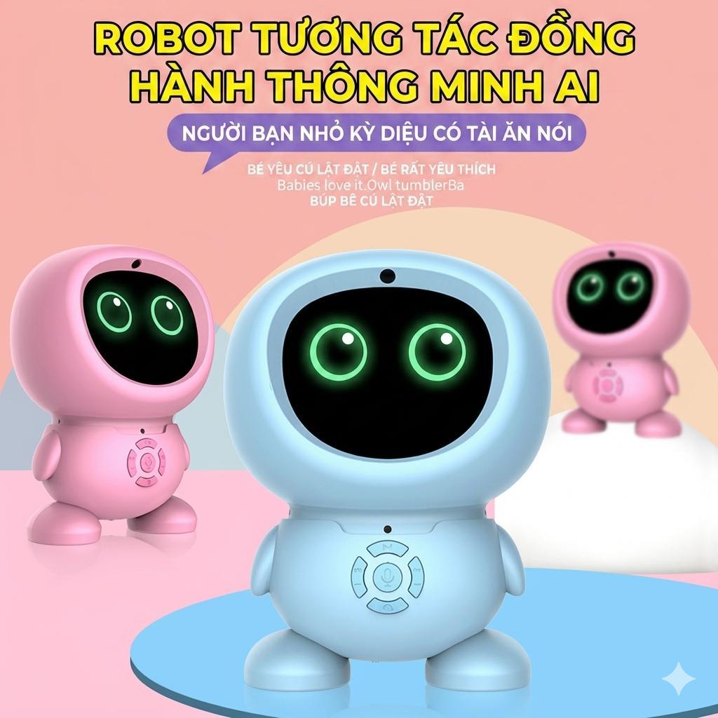 Robot AI Giáo Dục – Chatbot Trò Chuyện Tiếng Việt, Học Tiếng Anh, Trợ Lý Thông Minh Cho Trẻ