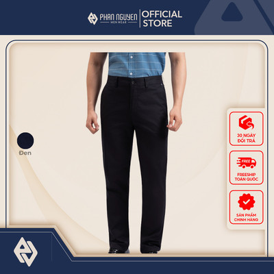 Quần kaki nam Phan Nguyễn, chất liệu cotton cao cấp, co giãn linh hoạt, form slim fit QKK.112