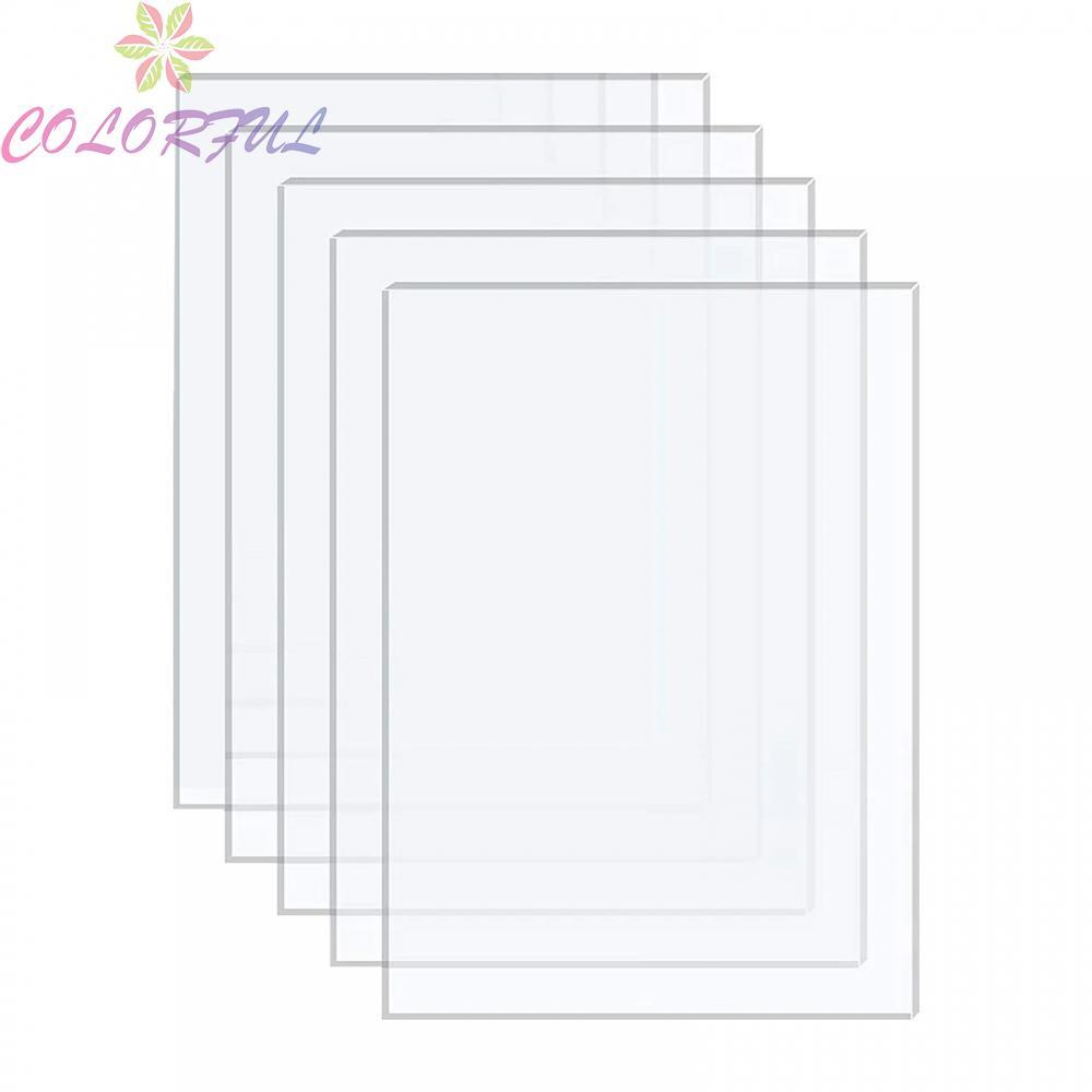 Picture Frame Transparent 5PCS Acrylic Sheets Clear Acrylic Photo Frame