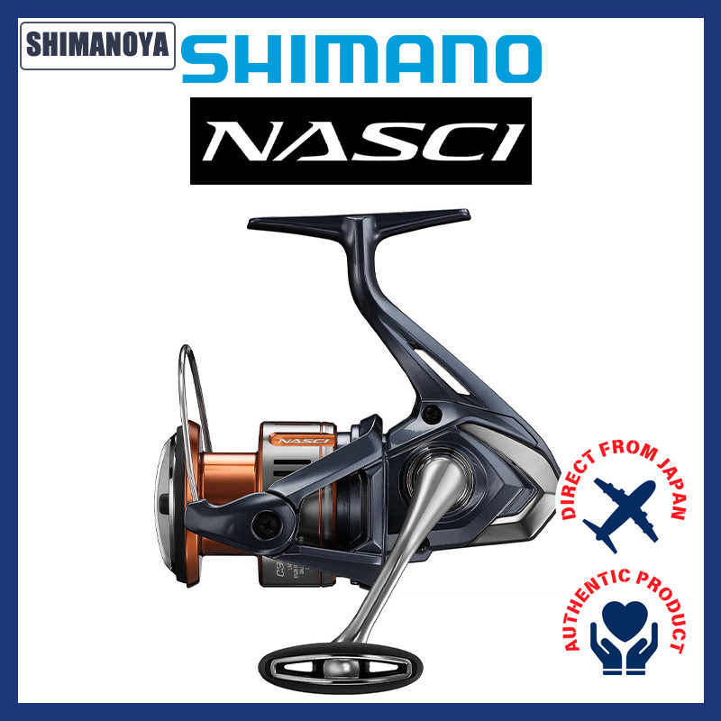 SHIMANO NASCI 26 Spinning Reel Fishing Reel Freshwater Saltwater Japan