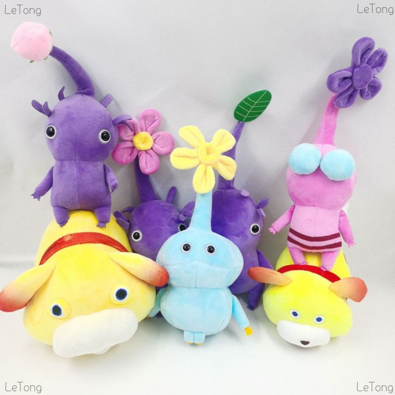 Nintendo pikmin 4 Đồ chơi sang trọng màu tím pikmin sang trọng Trò chơi Hàng hóa Búp bê pikmin