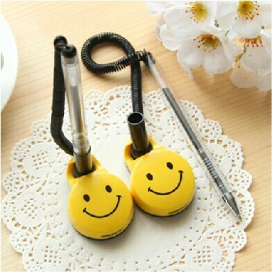 Deli Dính Gel Bút 6693 Smile Table Pen 0.5mm Bút Gel Cố Định Bút Máy Bút Viết
