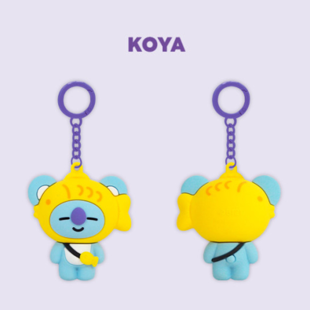 BT21 STREET FOOD FIGURE KEYRING _ KOYA