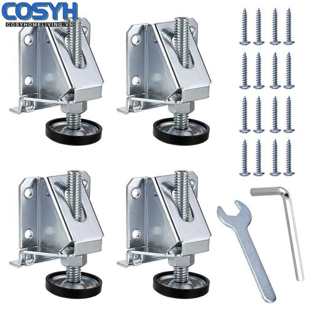 <cosyh>Leveling Feet Workbench 2000 Pounds 4Pcs Accessories Adjustable Durable