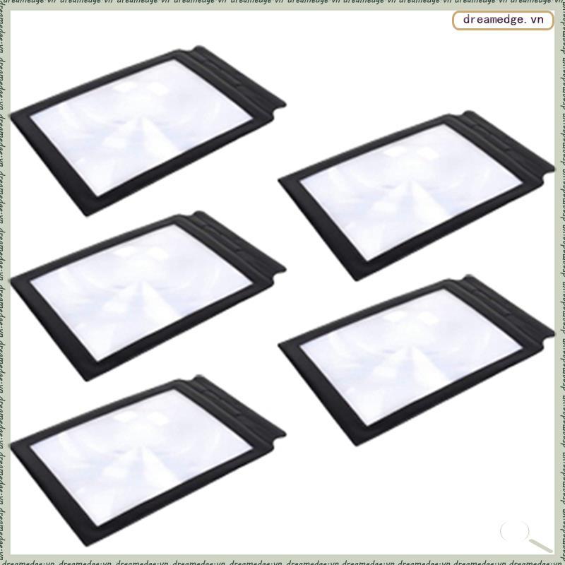 [dreamedge] Kính lúp phẳng A4 dành cho người cao tuổi đọc sách PVC Flat Full Page Kính lúp