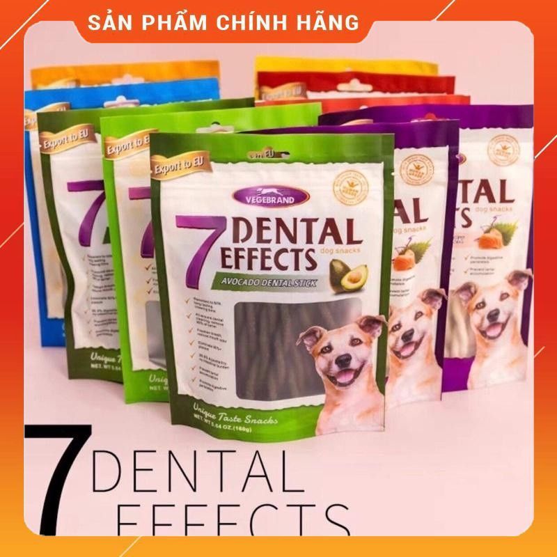 [SIÊU SALE] - Xương gặm sạch răng dinh dưỡng cho chó mèo 7Dental Effects- [160G]