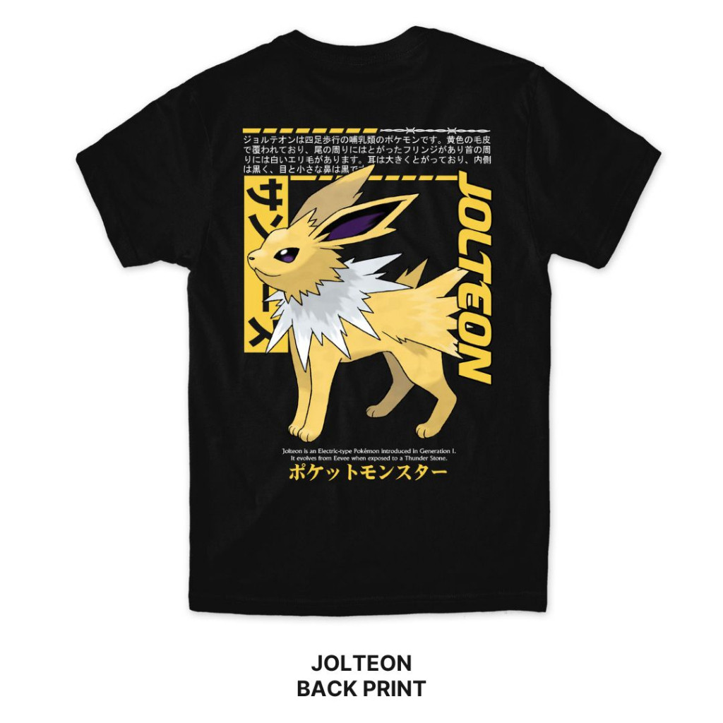 Áo thun Jolteon Pokémon Eevee Evolution Series Jersey