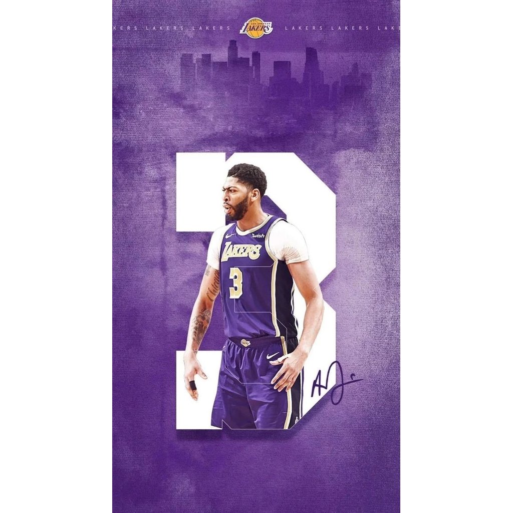 Áo đấu NBA Antony Davis vải dày 250 gram, đồng bộ đèn LED