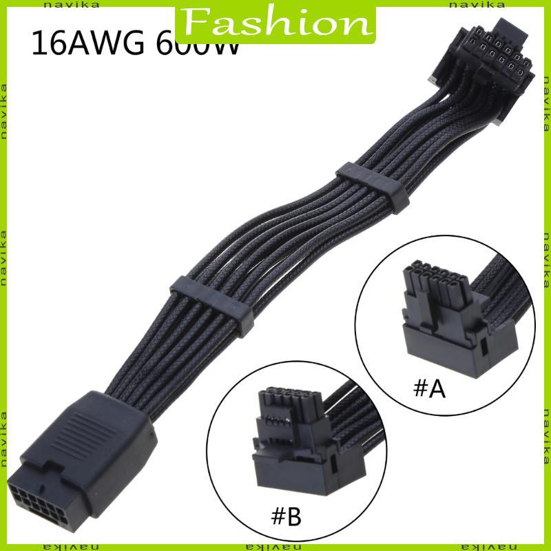 NA ATX3 0 12VHPWR 600W Nam sang Nữ 16 12 + 4 Pin Cáp cho RTX4090TI 3090TI