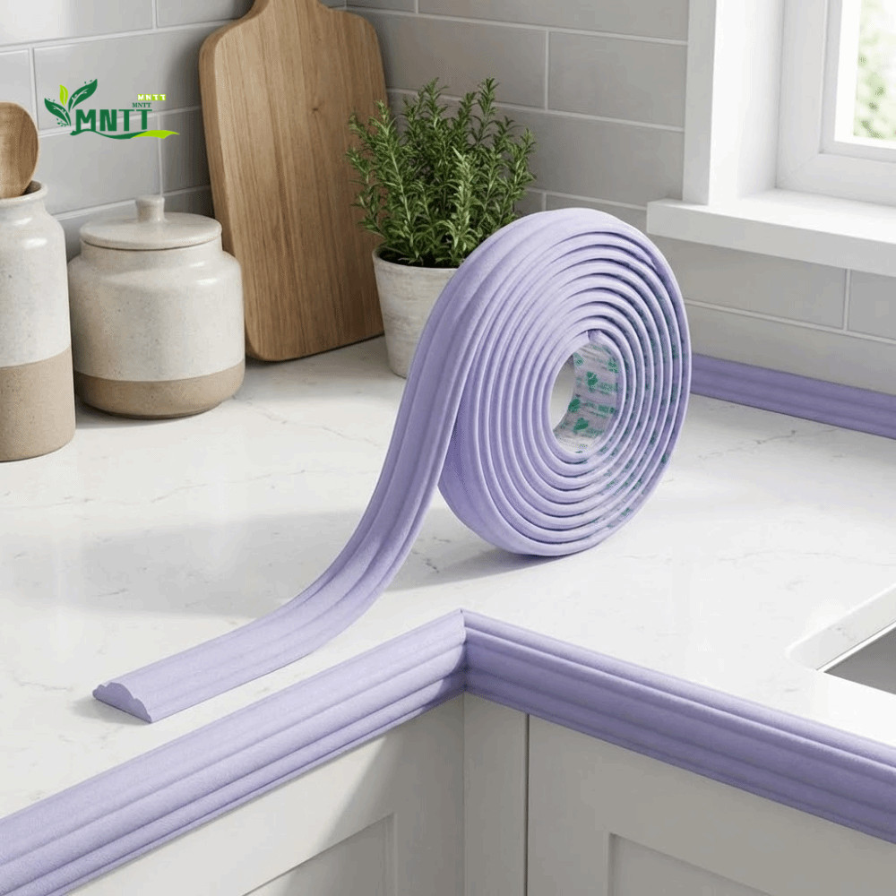 MNTT 3m / túi Viền tường tự dính Chất liệu EVA Trang trí nhà chất lượng cao