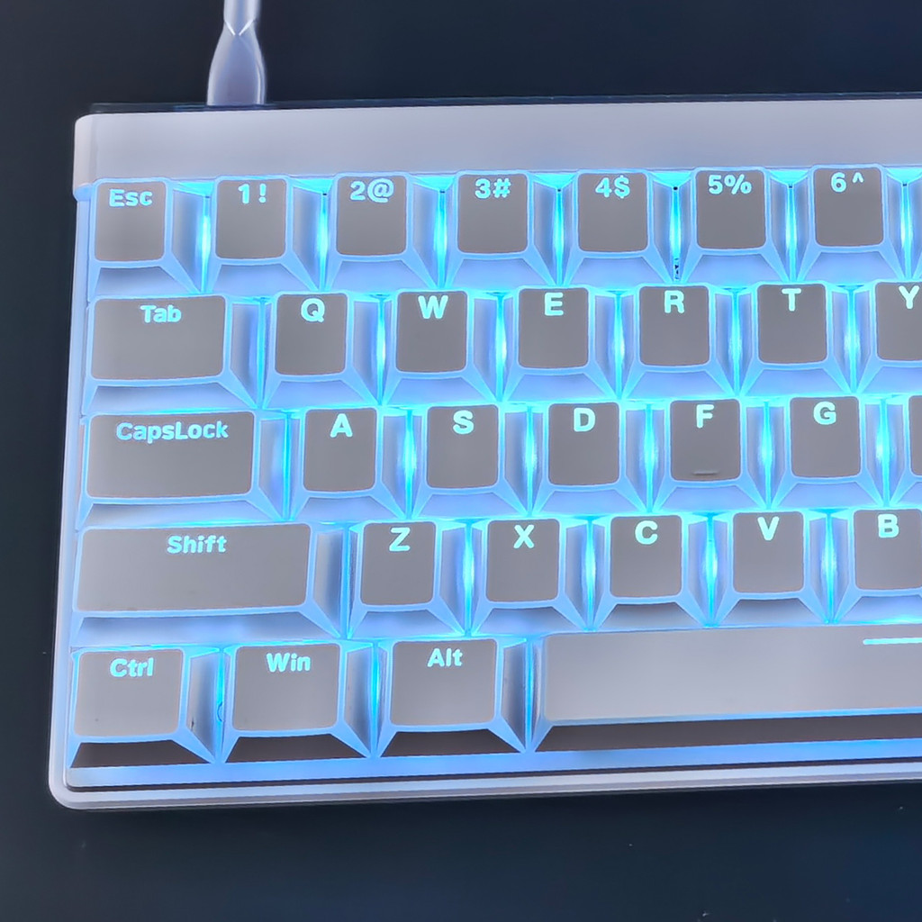 Khúc xạ 3.0 Keycap Ánh sáng khắc chính hãng trong suốt thích ứng từ Ace68Air / GT Mage Daredevil Nan