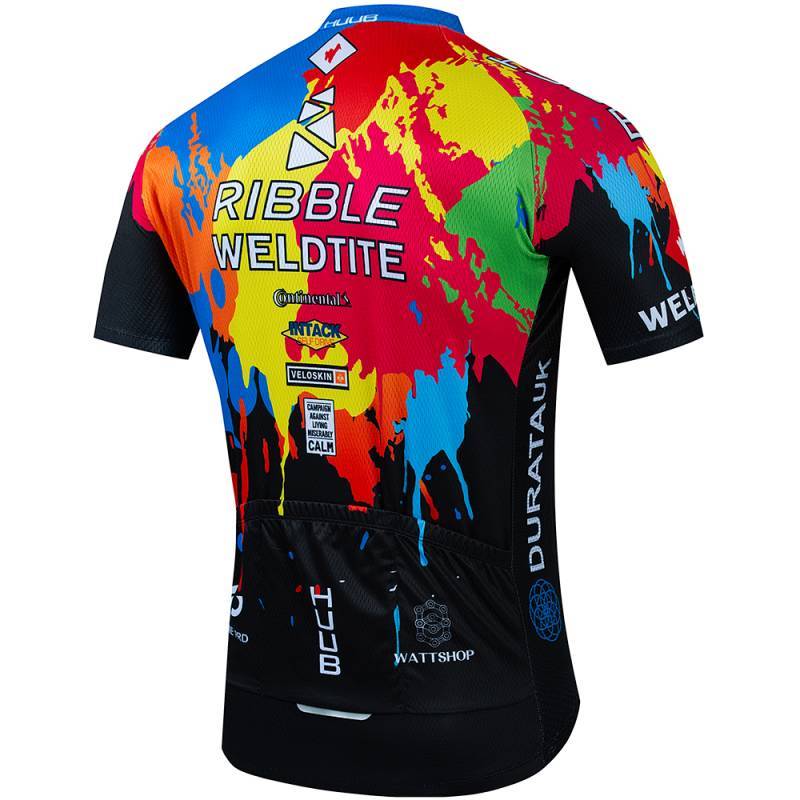 Summer Riding Shirt Short Sleeve Breathable Wicking Bike Cycling Clothing Writ