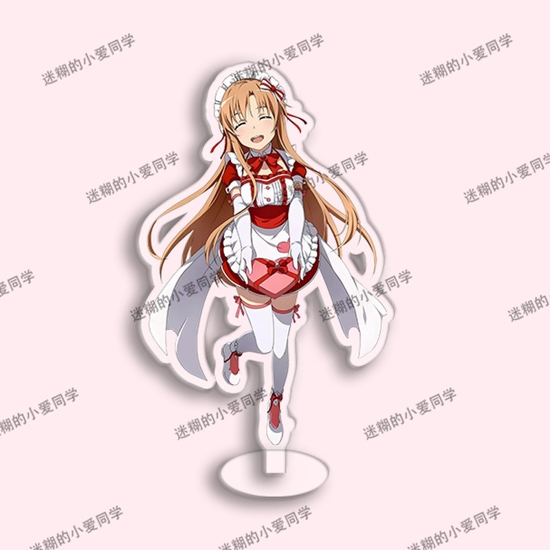 Sword Art Online / Kazuto / Yuuki / Sword Art Online Hàng hóa Asuna Chân đế Acrylic dễ thương 10cm /