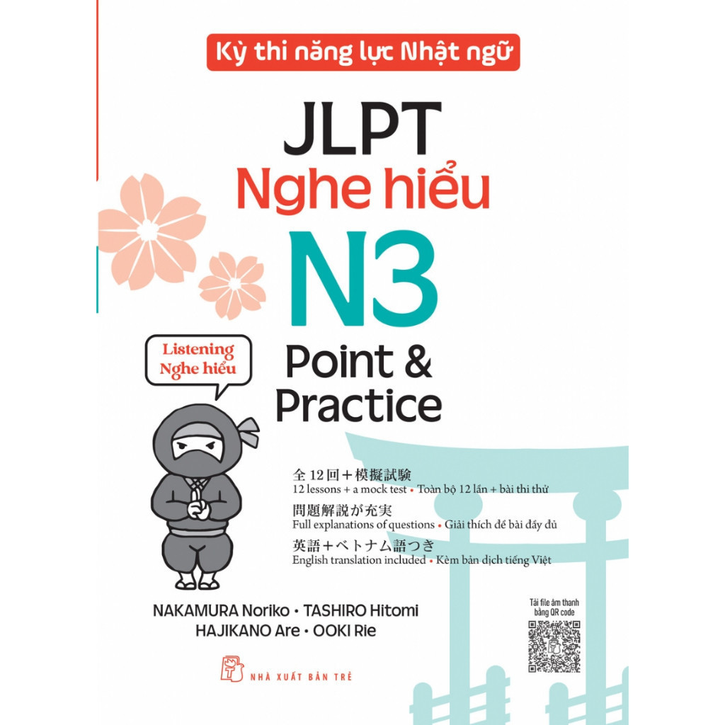 Sách - N3 - Kỳ Thi Năng Lực Nhật Ngữ JLPT Point & Practice: Nghe Hiểu (NXB Trẻ)