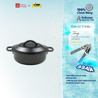 Nồi gang lodge - 20.3cm,1.8l sử dụng được trên mọi loại bếp