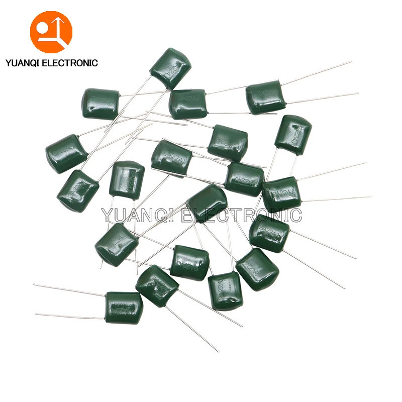 20 Chiếc 100V Polyester Phim Tụ Điện 124 154 224 334 474 2A124J 2A154J 2A224J 2A334J 2A474J 0.15UF 0