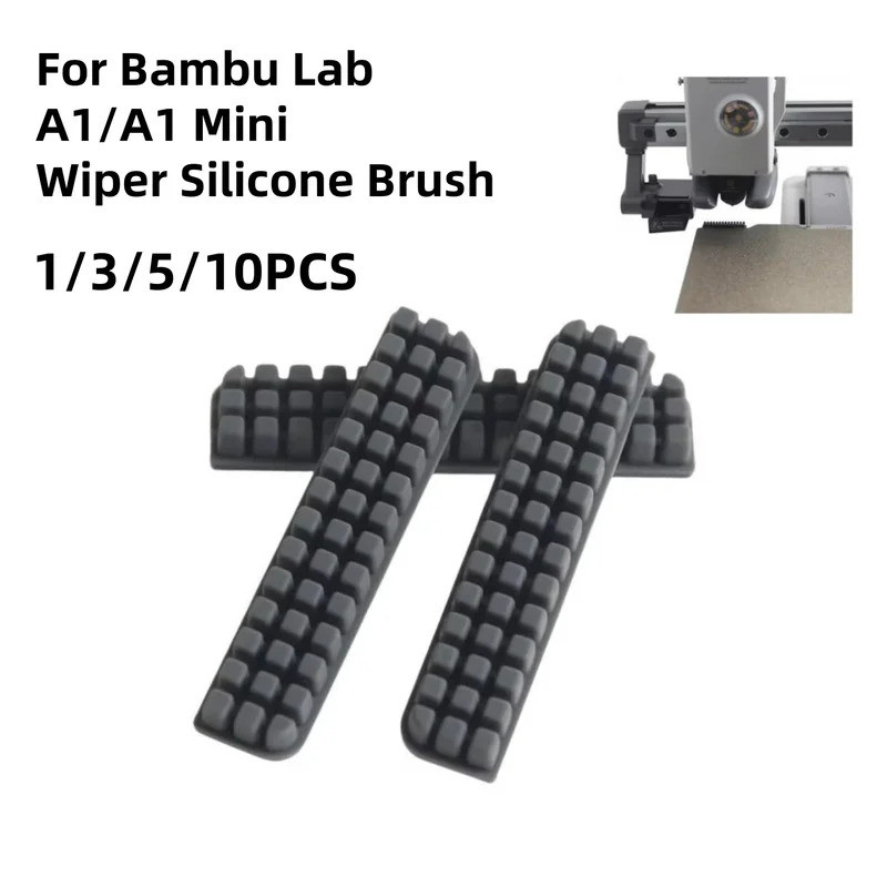 HB 1 / 3 / 5 Chiếc Lab A1 Silicone Vòi Phun Bàn Chải Cho Bambu Lab A1 / A1 Mini Wiper Bàn Chải Silic
