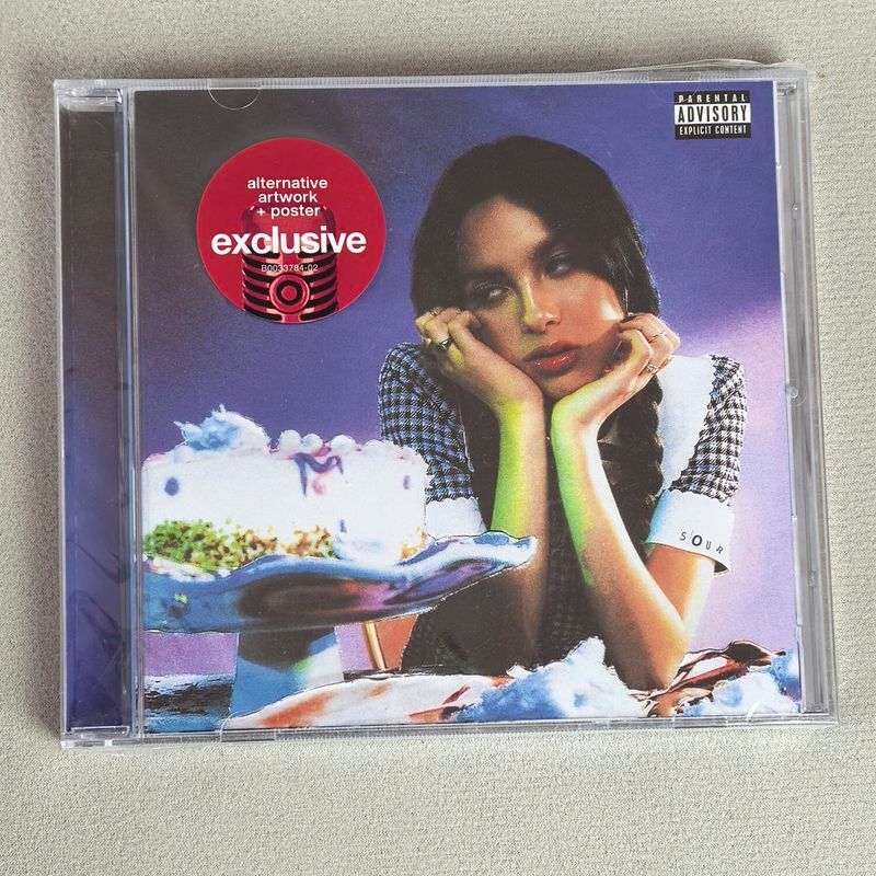 Olivia Rodrigo Olivia Rodrigo SOUR Châu Âu Mỹ Đĩa CD Chính Hãng Phổ Biến CD 5 / 4 / A