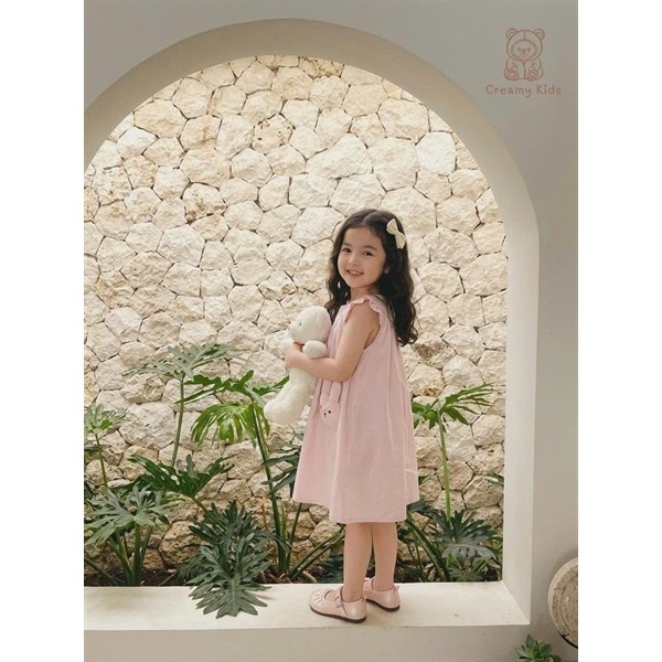 [CREAMY KIDS] Váy thô Little Bunny 8807 - Hồng