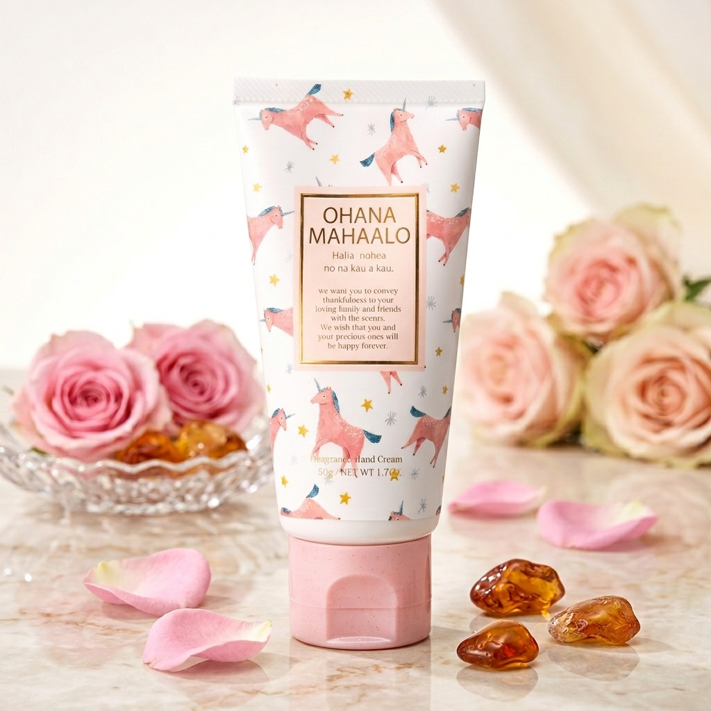 Kem Dưỡng Da Tay OHANA MAHAALO – Hương Pikake Aulii (Hoa Nhài & Vanilla) – Nội Địa Nhật