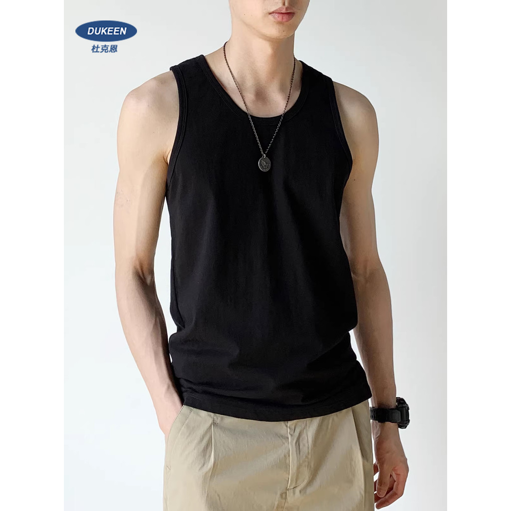 Dukeen Áo Vest Nam Chất Liệu Cotton, Phù Hợp Mặc Ngoài Thể Thao Mùa Hè