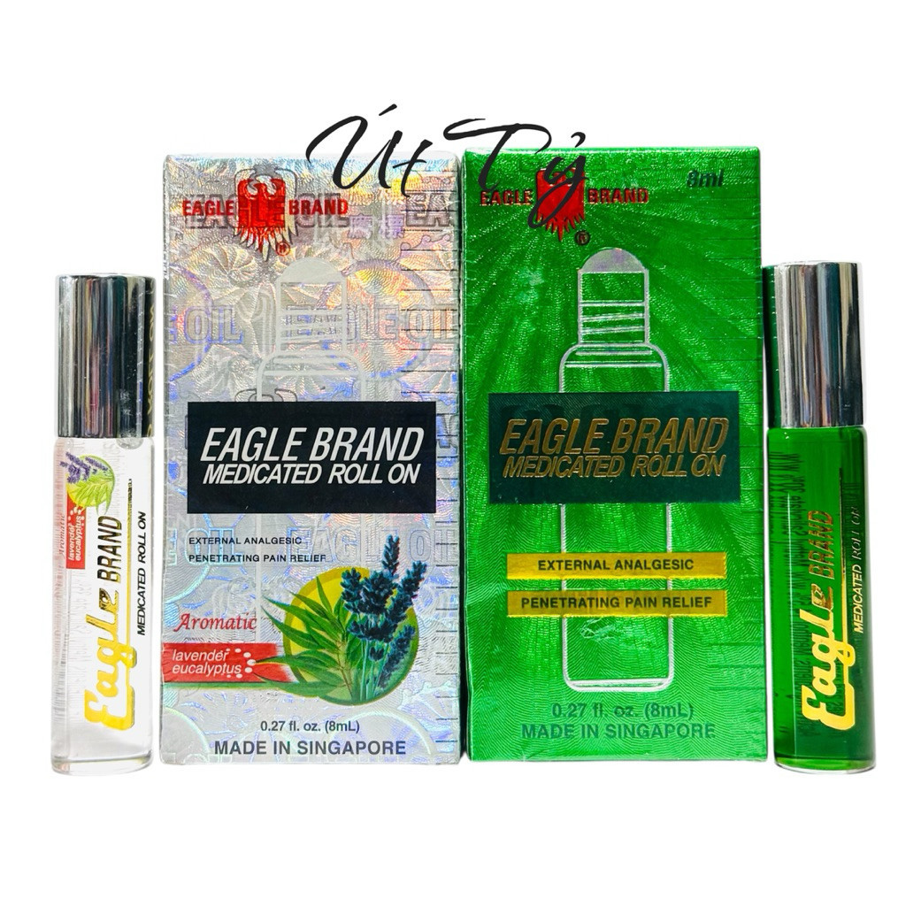 (Có Hoả Tốc) Dầu Gió Xanh Dầu Lăn Con Ó Eagle Brand Medicated Oil Roll On Dạng Lăn 8ml.Mua Sắm Cùng 