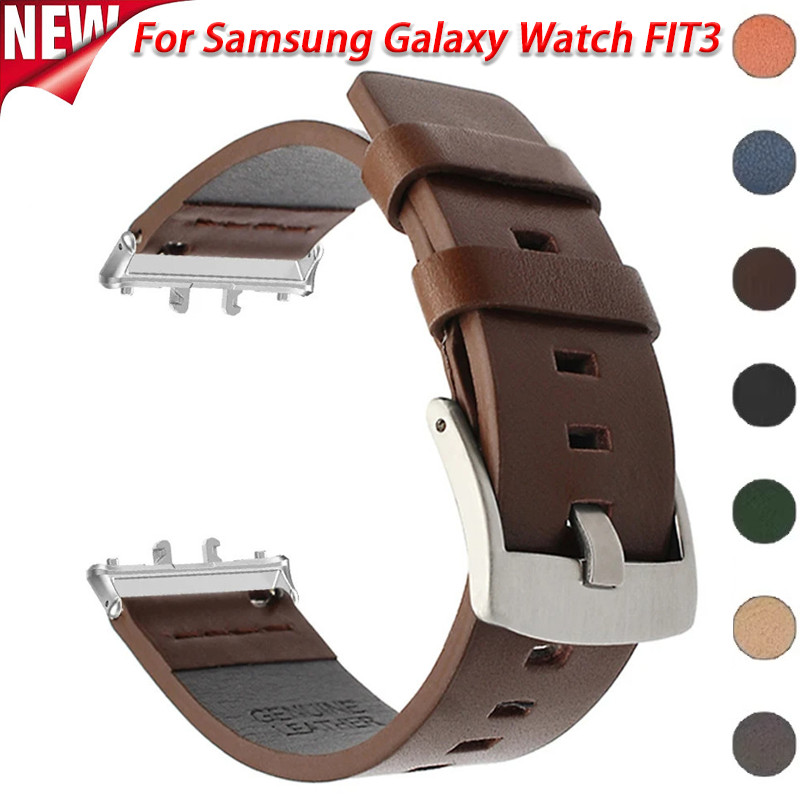 Dây Da Cho Samsuang Galaxy Watch Fit 3 Nữ Dây Đeo Nam Cho Galaxy Watch FIT3 Vòng Tay